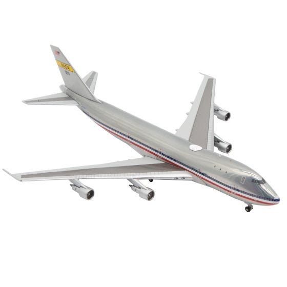 NASA Boeing 747-100 Yellow Stripe Die-Cast Model