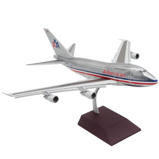 American Airlines Boeing 747SP Polished Die-Cast Model