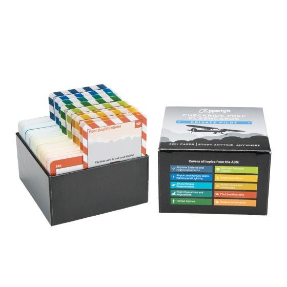 Sporty's Private Pilot Checkride Prep Flashcards