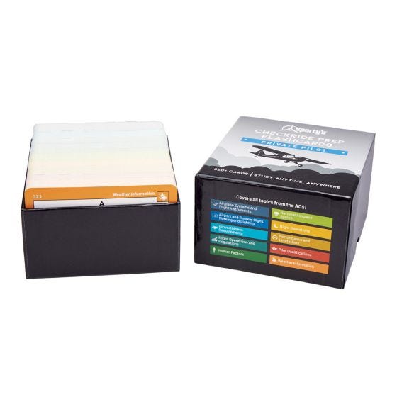 Sporty's Private Pilot Checkride Prep Flashcards