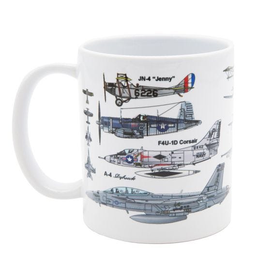 Naval Aviation Coffee Mug on white