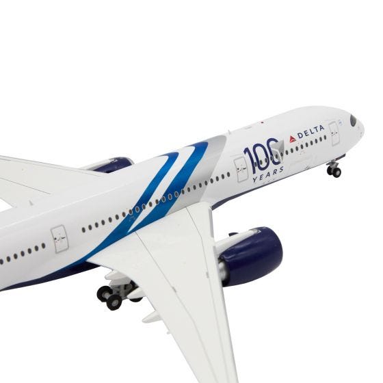 Delta Airlines 100th Anniversary Airbus A350-900 Die-Cast Model