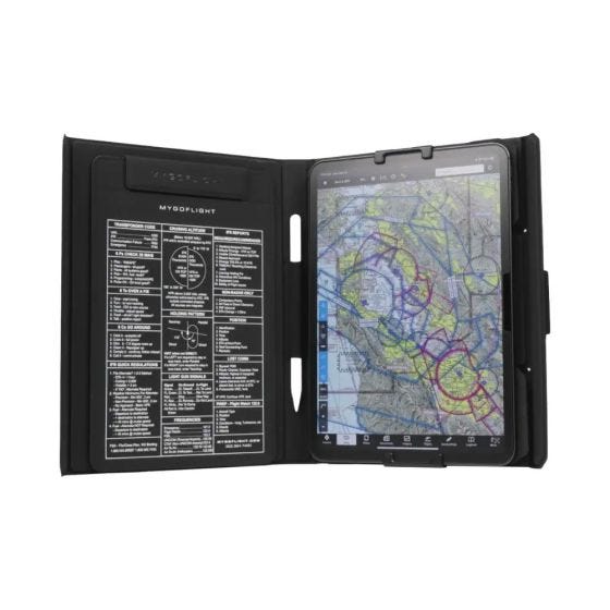 MyGoFlight SkyFolio open with iPad