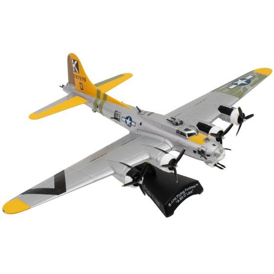 B-17 Flying Fortress Bit O' Lace Die-Cast Model on white