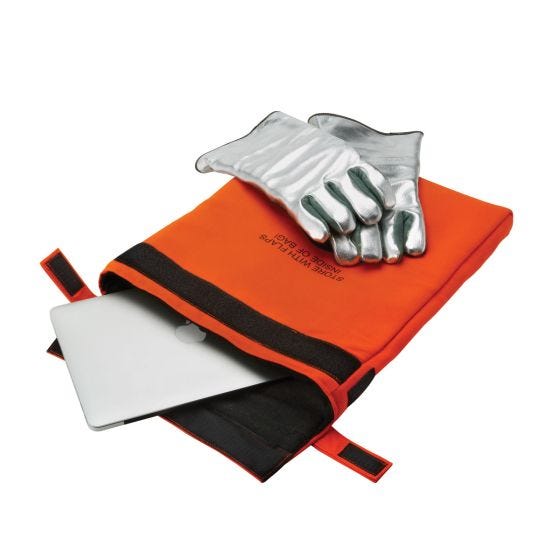 Fire Containment Bag and gloves Fire Containment Bag and gloves