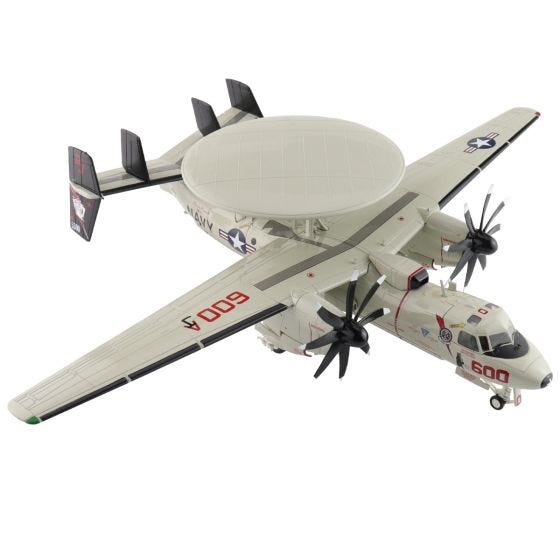 E-2C Hawkeye Bear Aces Die-Cast Model right side E-2C Hawkeye Bear Aces Die-Cast Model right side