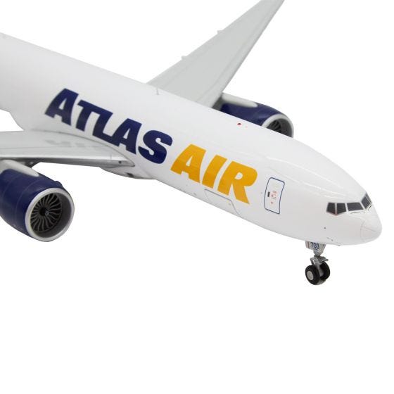 Atlas Air Boeing 777-200LRF Interactive Die-Cast Model