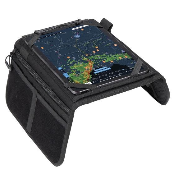 Flight Gear Tri-Fold Kneeboard open on white