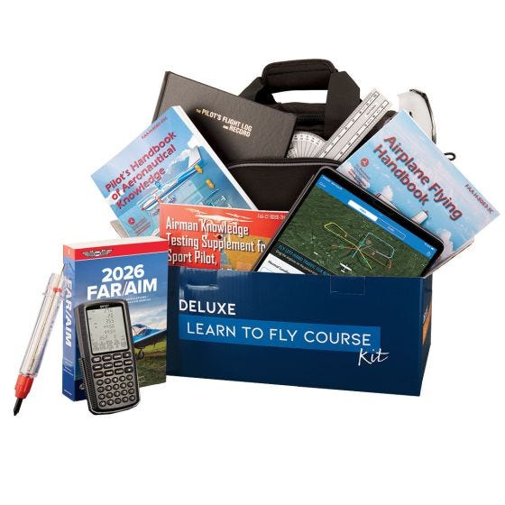 everything included with the Deluxe Learn to Fly Course 