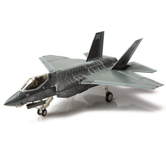 F-35C Lightning model on white F-35C Lightning model on white
