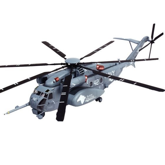 MH-53E Sea Dragon Black Stallions Die-Cast Model