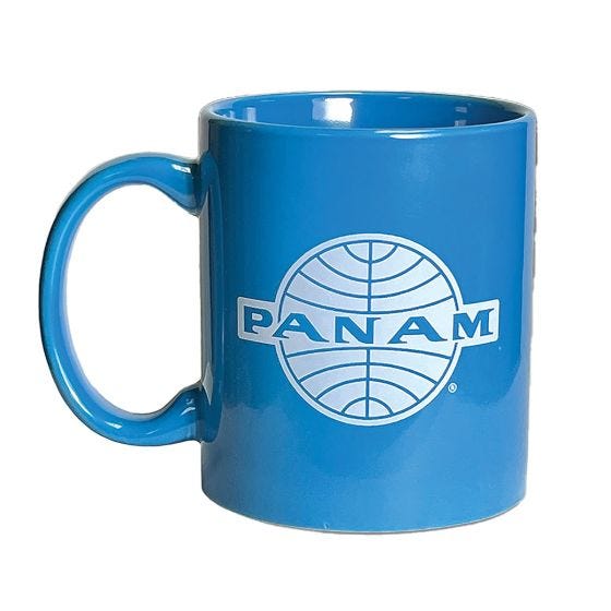 Pan Am Coffee Mug on white