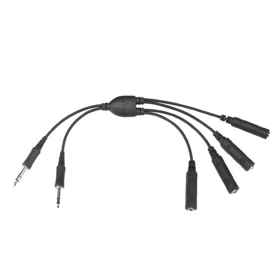 Twin Plug Headset Splitter