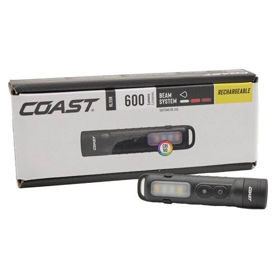 Coast KL35R Red/White Two Way Clip Light