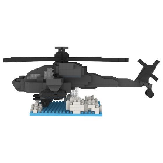 Side View of the Attack Helicopter built