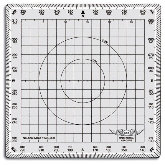 2 Stück Plotter Plotting Tool Aviation Plotter Wac Charts Air