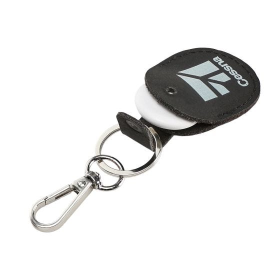 black key-tag with e-tracker