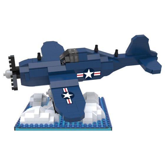 Side View of the F4U Corsair built