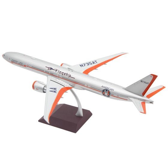 American Airlines Boeing 777-300ER Flagship DFW Die-Cast Model