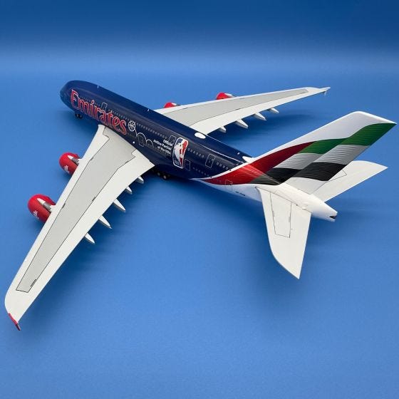 Emirates Airbus A380 “Official Partner of the NBA” Die-Cast