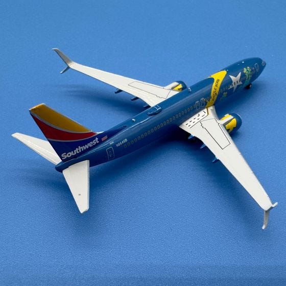 【1/100サイズ】Southwest B737-800 Southwest Boeing 737-800 N8655D New Mexico One NG Model