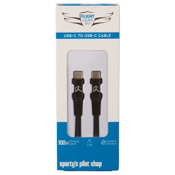 Flight Gear USB-C to USB-C cable Flight Gear USB-C to USB-C cable