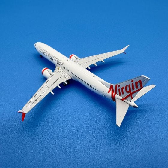 ミニカー　1/400 737 MAX 8 ヴァージン・オーストラリア航空 VH-8IA [GJVOZ2142] GeminiJets 【お取り寄せ】737 MAX 8 ヴァージン