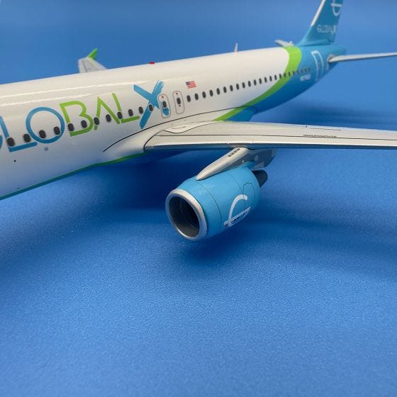 GlobalX Airlines Airbus A320 Die-Cast Model