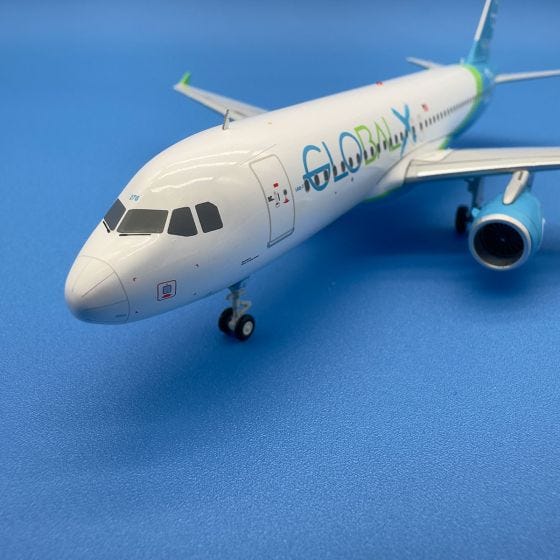 GlobalX Airlines Airbus A320 Die-Cast Model