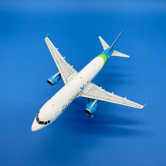 GlobalX Airlines Airbus A320 Die-Cast Model