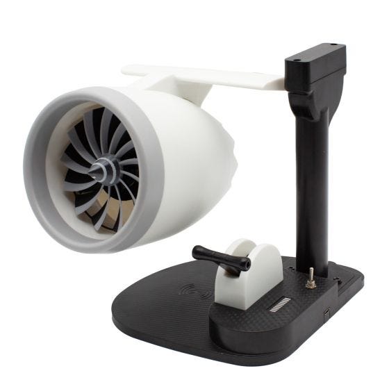 Deluxe Turbofan Desk Fan Front