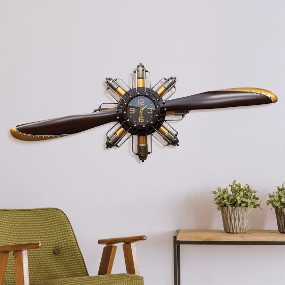 clock decor on the wall 