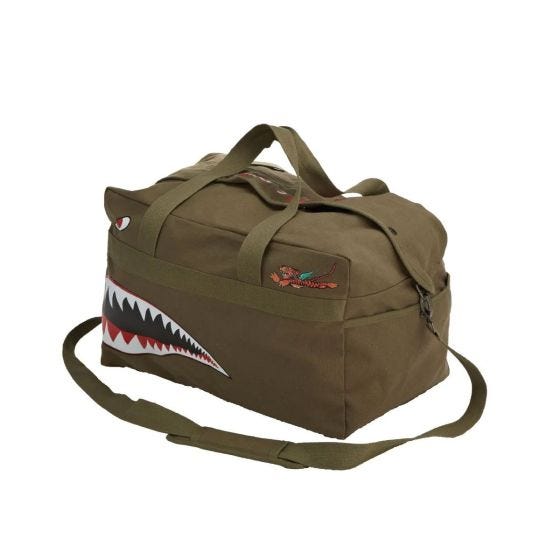 Flying Tigers Hat and Duffle Baga