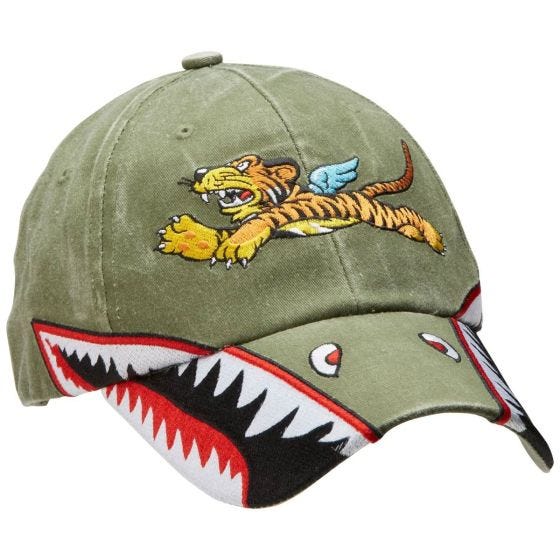 Flying Tigers Hat and Duffle Baga