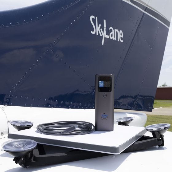 picture on Flight Gear Smart Battery Max, Starling Mini suction window cup mount and starling mini usb c to dc cable
