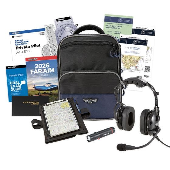everything included with the SDL - American Flyers Private Pilot Kit