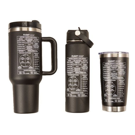 Three-In-One Flight Gear Hydration Kit on white