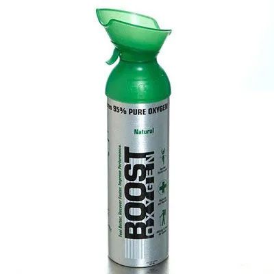 Case of 12 Large Unscented Boost Oxygen Canisters 10 liters a