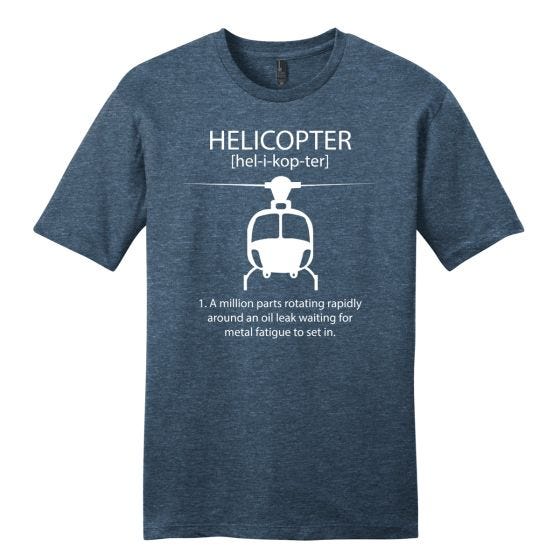 Helicopter Pilot T-Shirt Helicopter Pilot T-Shirt