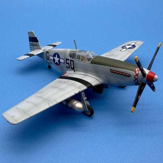 フライングスタイロ社 P-51B MUSTANG Complete Set of P-51B Mustang Die-Cast Models