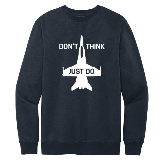 just do it crewneck sweatshirt