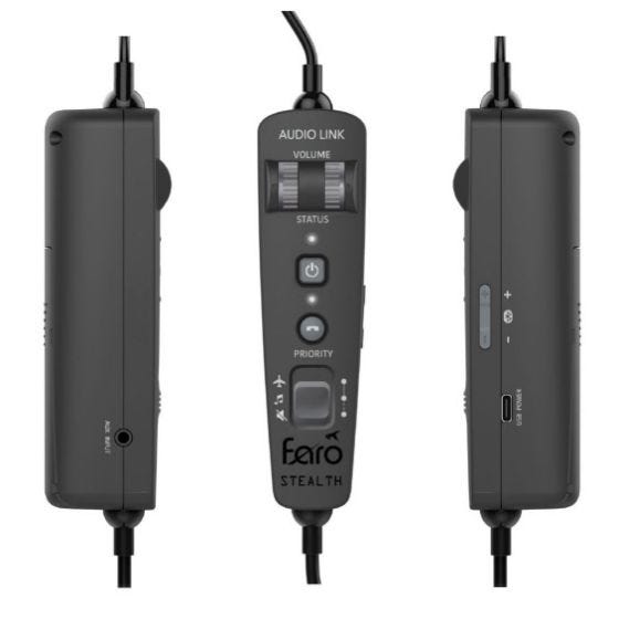 faro stealth 2 anr headset with bluetooth