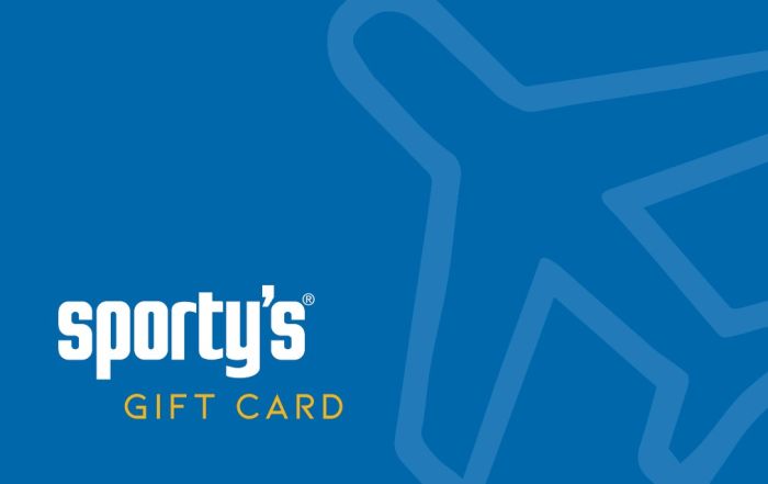 Sporty’s Card Sporty’s Card
