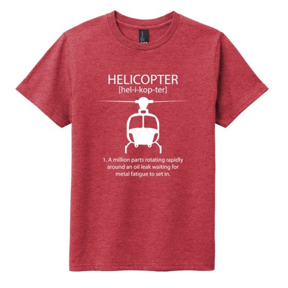 Helicopter Pilot T-Shirt Helicopter Pilot T-Shirt