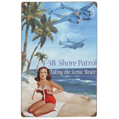 エアライン 看板 Amazon.com: KAIMKEART Pilot On Duty - Vintage Pilot Signs