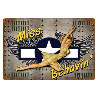 Miss Behavin (5264-MI) - 12" x 18"