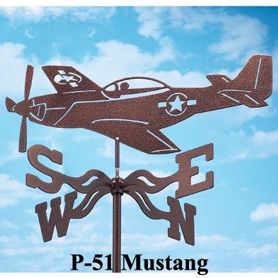 Garden Airplane Weathervanes