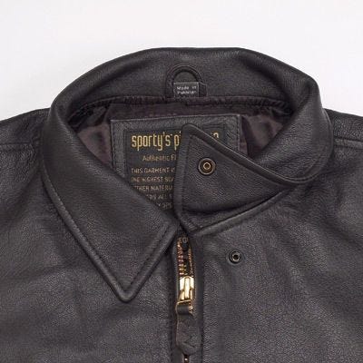 Modern Leather Flight Jacket (AN-J-3)