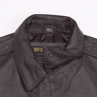 Classic Leather Bomber Jacket (A-2)