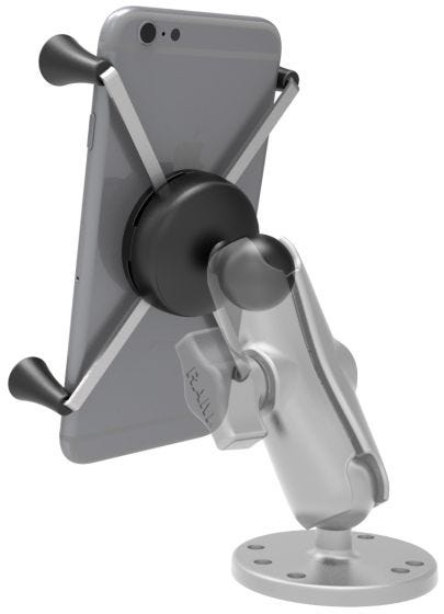 SUPPORTO ADESIVO RAM MOUNT RAP SB 180 UN7U DI PICCOLE Dimensioni Con X Grip Per Iphone E Samsung